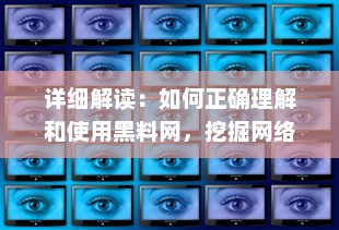 详细解读：如何正确理解和使用黑料网，挖掘网络信息的新方法 v3.8.1下载