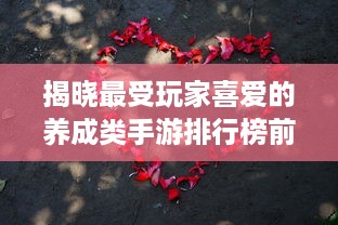 揭晓最受玩家喜爱的养成类手游排行榜前十名:哪款游戏能够夺冠?