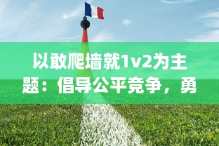 以敢爬墙就1v2为主题：倡导公平竞争，勇于挑战自我，敢于面对困难的青少年精神风貌述评 v4.2.2下载