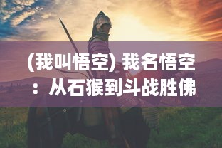 (我叫悟空) 我名悟空：从石猴到斗战胜佛的传奇旅程与成长记事