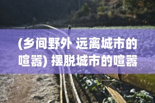 (乡间野外 远离城市的喧嚣) 摆脱城市的喧嚣：我的野外生存挑战与自然共享生活的真实故事