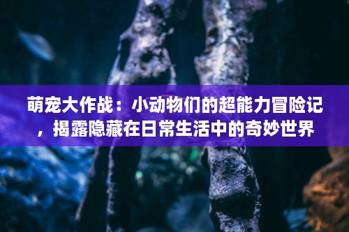 萌宠大作战：小动物们的超能力冒险记，揭露隐藏在日常生活中的奇妙世界