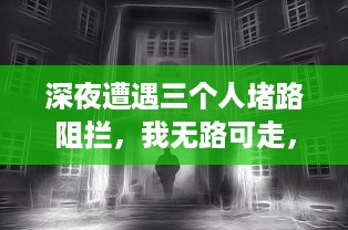 深夜遭遇三个人堵路阻拦，我无路可走，陷入了黑暗之中的困扰 v4.6.5下载