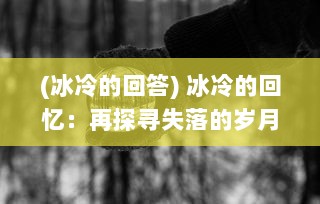 (冰冷的回答) 冰冷的回忆：再探寻失落的岁月与思念的痕迹，零下记忆2