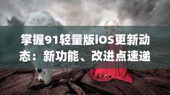 掌握91轻量版iOS更新动态：新功能、改进点速递 探索最新iOS优化体验 v7.8.7下载