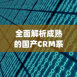 全面解析成熟的国产CRM系统：技术、功能与未来发展趋势 v3.0.7下载