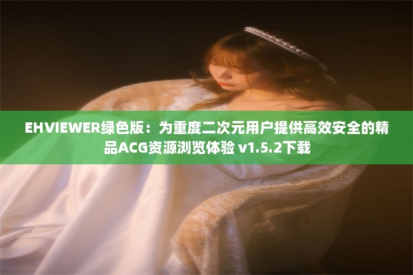 EHVIEWER绿色版：为重度二次元用户提供高效安全的精品ACG资源浏览体验 v1.5.2下载