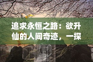 追求永恒之路：欲升仙的人间奇迹，一探修行者追求长生不老的秘密