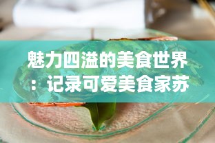 魅力四溢的美食世界：记录可爱美食家苏软软汆肉的日常欢乐与挑战