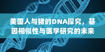 美国人与猪的DNA探究，基因相似性与医学研究的未来