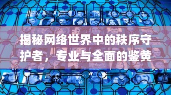 揭秘网络世界中的秩序守护者，专业与全面的鉴黄师软件功能与使用体验