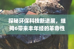 探秘环保科技新进展，继拇6带来丰年经的革命性突破与应用实践