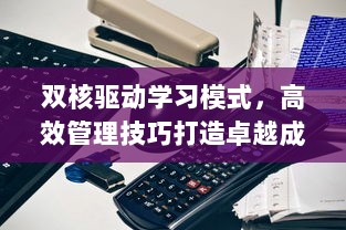 双核驱动学习模式，高效管理技巧打造卓越成绩