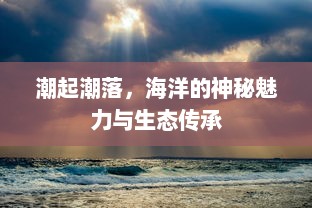 潮起潮落，海洋的神秘魅力与生态传承